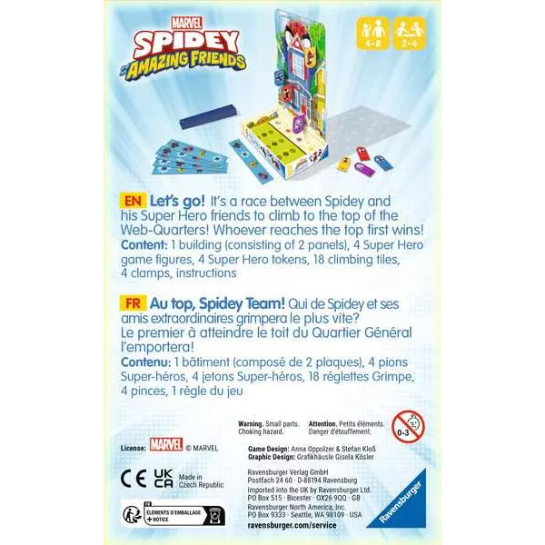 Ravensburger Spidey and His Amazing Friends - Lets Go Spidey Team Board Game