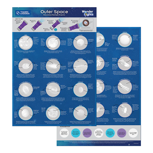 Thames & Kosmos - Wonder Lights: Outer Space - Educational Flashlight Projector