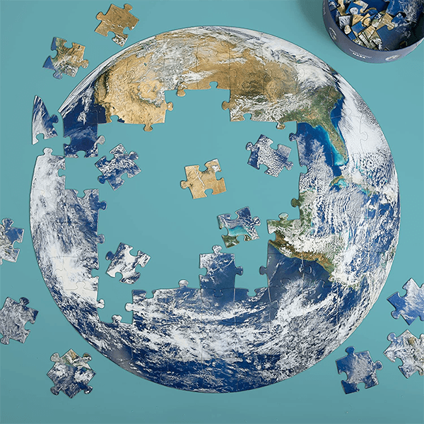 Chronicle Books 100 Piece Earth Puzzle: Featuring Photography from the Archives of NASA