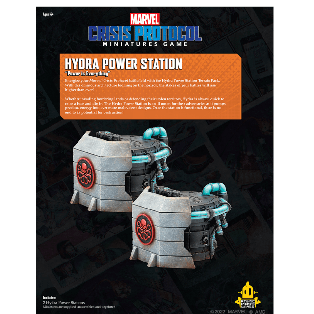Marvel: Crisis Protocol - Hydra Power Station Terrain Pack