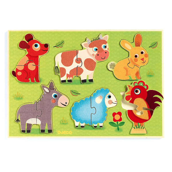 Djeco Coucou Cow Puzzle