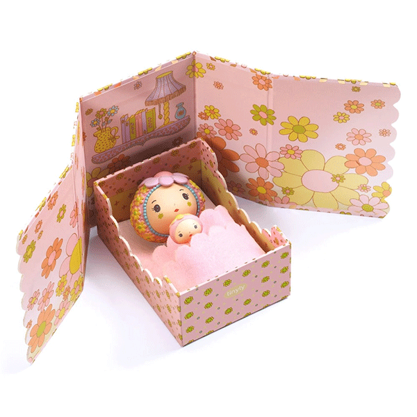 Djeco Tinyly - Rose Tinyroom Figurine Set