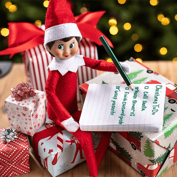 Elf on the Shelf: A Christmas Tradition (Blue-Eyed Girl Scout Elf)