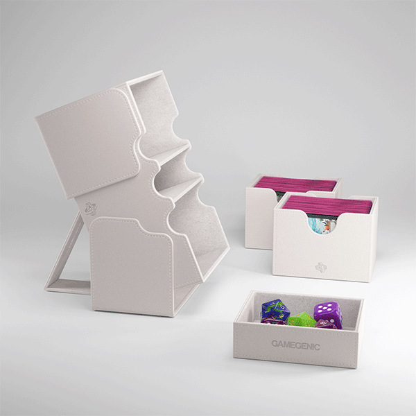 Gamegenic: Stronghold XL Convertible Deck Box - White