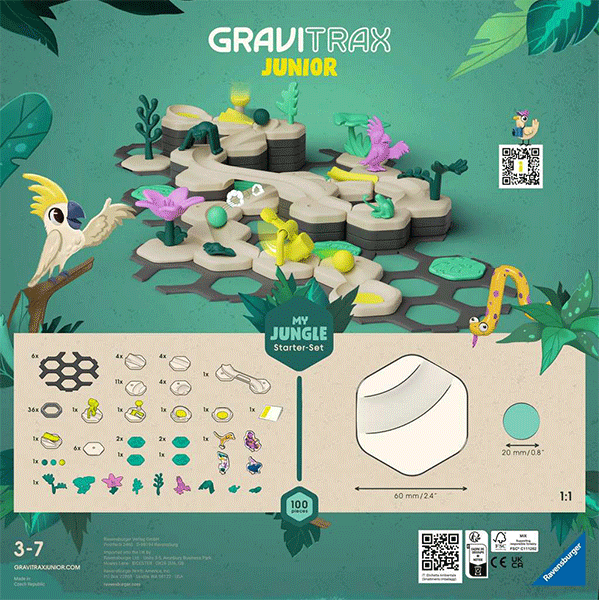 GraviTrax Junior Starter Set: Jungle (Large)