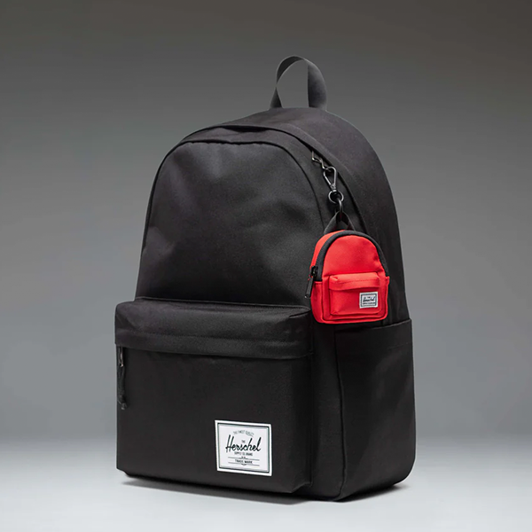 Herschel Classic Backpack Bag Charm - Red