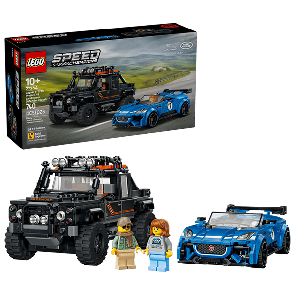 LEGO® Speed Champions 77264 Jaguar Project 7 and Land Rover