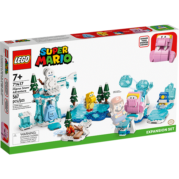 Open Box LEGO® Super Mario™ 71417 Fliprus Snow Adventure Expansion Set