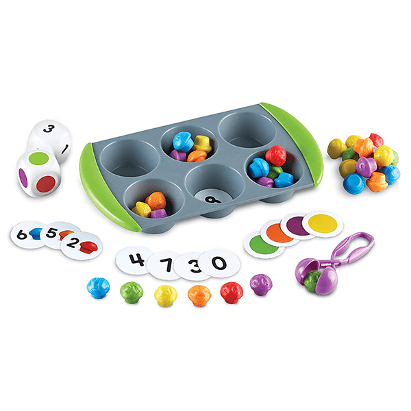 Learning Resources Mini Muffin Match Up Math Activity Set