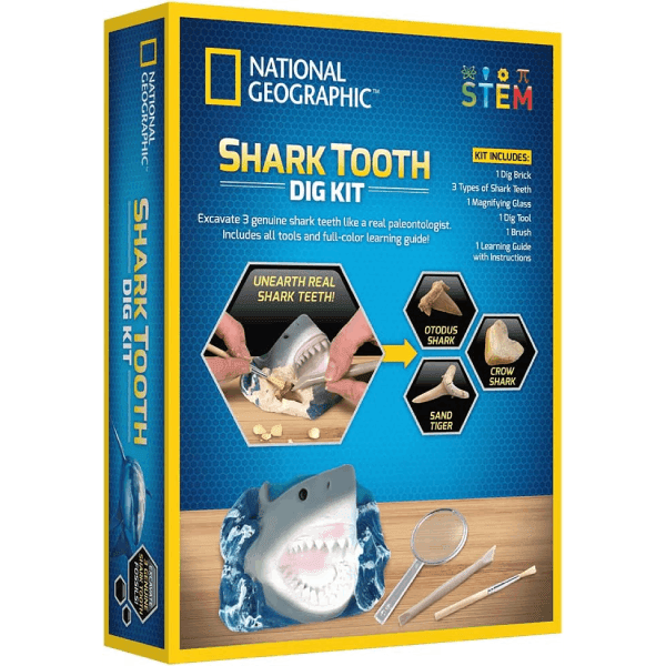 National Geographic Shark Tooth Dig Kit