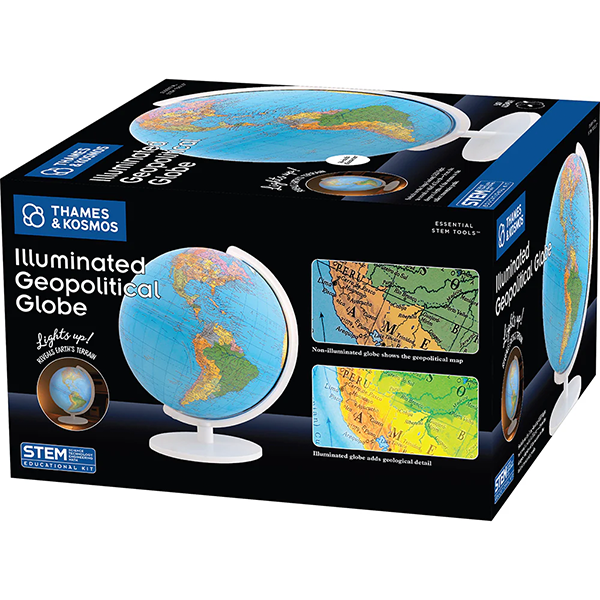Thames & Kosmos - Illuminated Geopolitical Globe