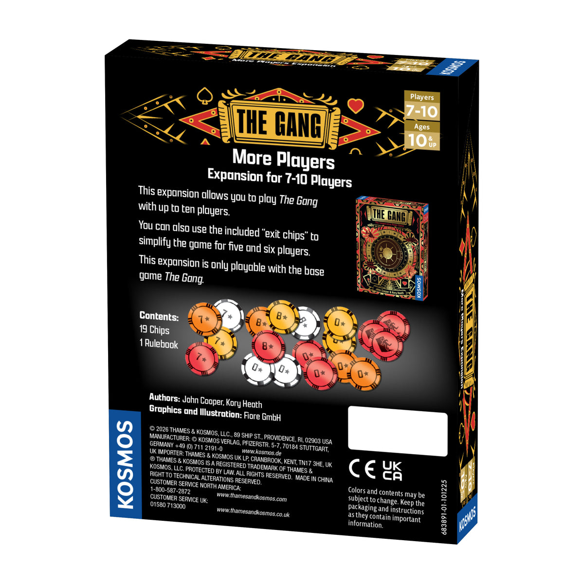 The Gang Game: More Players - Expansion for 7-10 Players