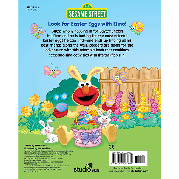 Sesame Street: Guess Who, Easter Elmo Hardcover Book