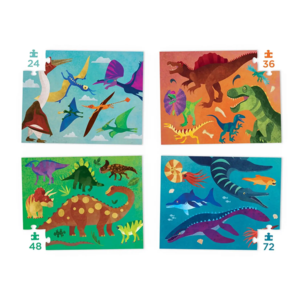 Crocodile Creek - Four Dinosaur Puzzles