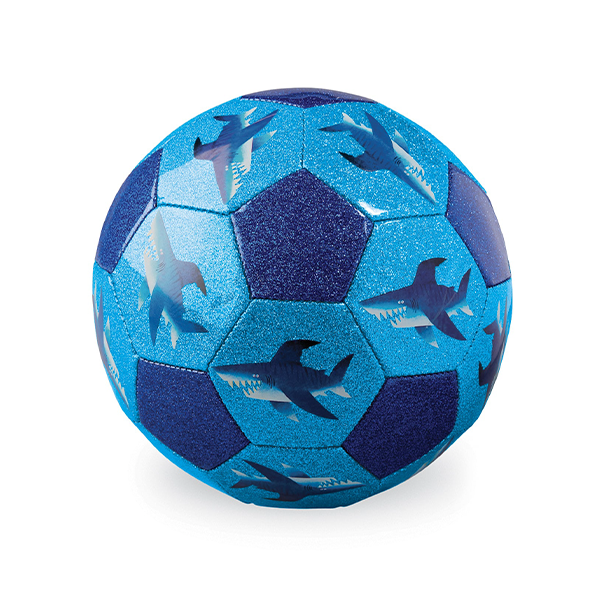 Crocodile Creek Size 3 Shark City Glitter Soccer Ball