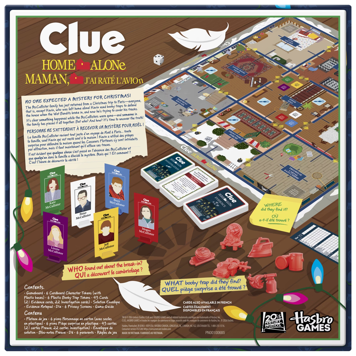 Clue Home Alone Edition Board Game