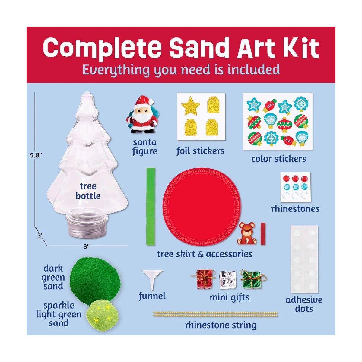 Creativity for Kids Holiday Sand Art Tree