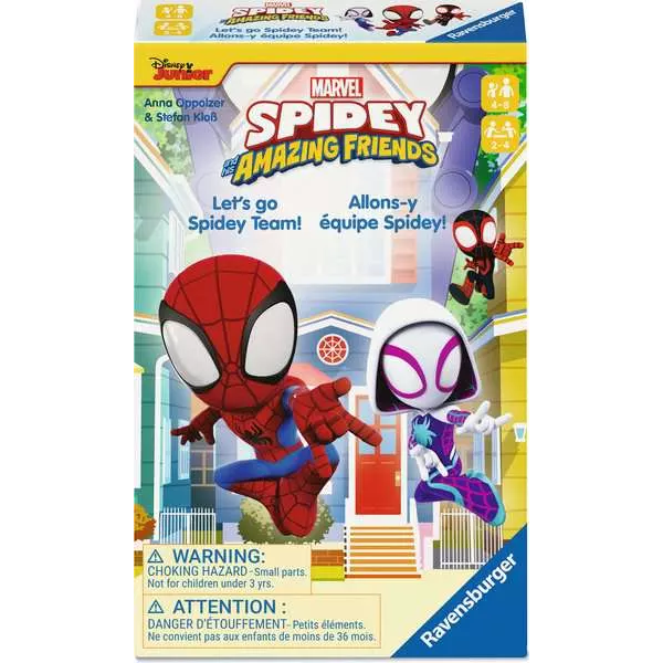 Ravensburger Spidey and His Amazing Friends - Lets Go Spidey Team Board Game