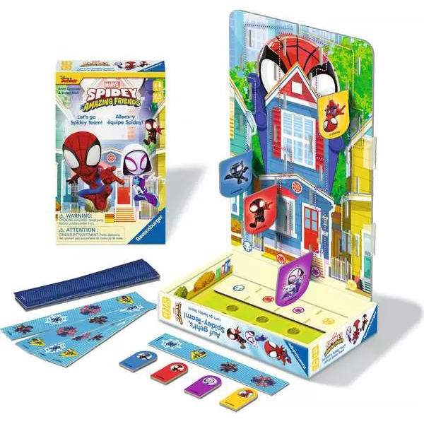Ravensburger Spidey and His Amazing Friends - Lets Go Spidey Team Board Game