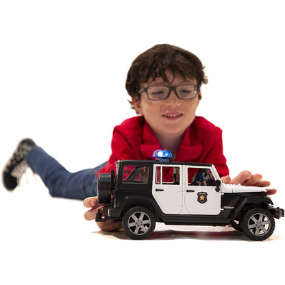 Bruder Jeep Rubicon Police Car with Policeman