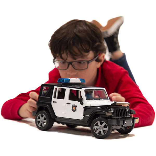 Bruder Jeep Rubicon Police Car with Policeman