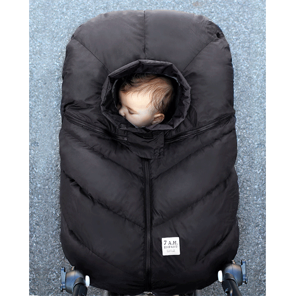 7AM Enfant Car Seat Cocoon - Black