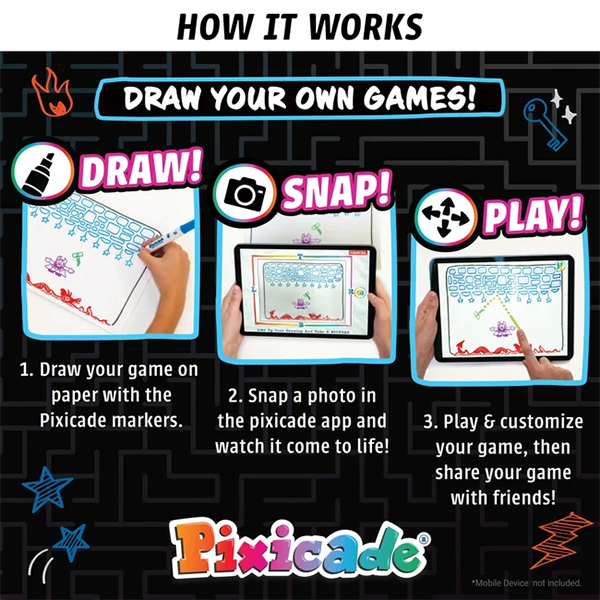 Pixicade! Draw Your Own Video Games