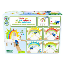 Brio World Train Set My First Railway Light Up Rainbow Set
