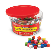 Learning Resources Centimetre Cubes 500 Pieces