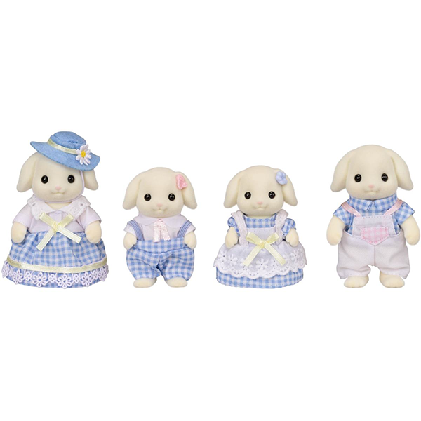 Calico Critters Flora Rabbit Family