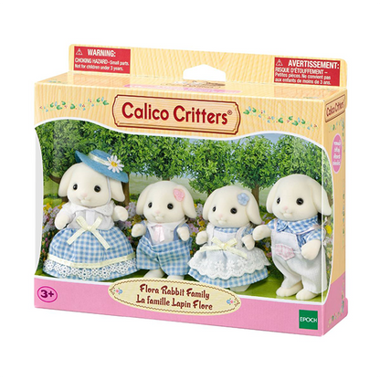 Calico Critters Flora Rabbit Family