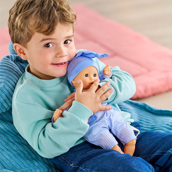 Corolle Bébé Calin Charming Light Blue 12" Baby Doll