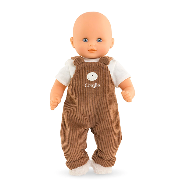 Corolle Bear Overalls & T-Shirt for 12" Baby Doll