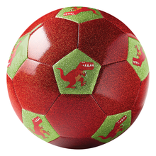 Crocodile Creek Glitter Soccer Ball - Size 3 - Dinosaur