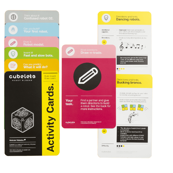 Modular Robotics Cubelets Activity Cards