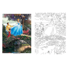 Disney Dreams Collection Thomas Kinkade Studios Coloring Book