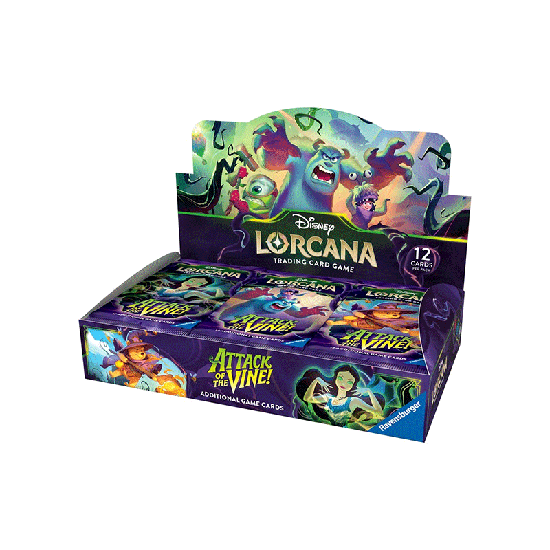 Disney Lorcana Trading Card Game - Attack of the Vine - Booster Box