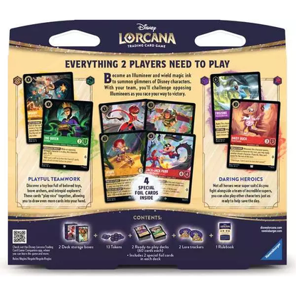 Disney Lorcana Wilds Unknown 2-Player Starter Deck Set