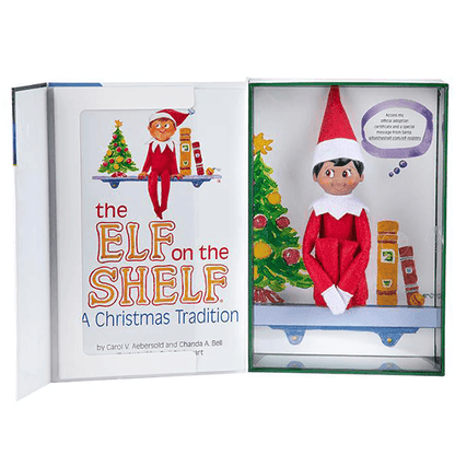 The Elf on the Shelf: A Christmas Tradition (Brown-Eyed Boy Scout Elf)