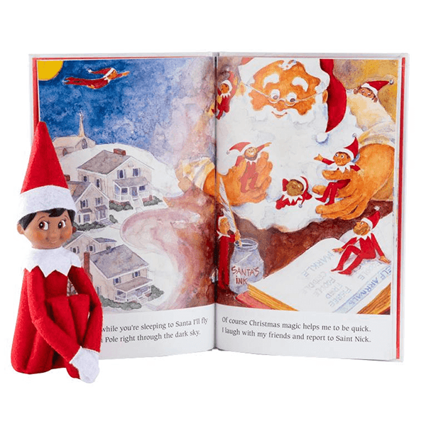 The Elf on the Shelf: A Christmas Tradition (Brown-Eyed Boy Scout Elf)