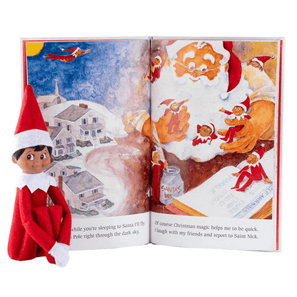 The Elf on the Shelf: A Christmas Tradition (Brown-Eyed Boy Scout Elf)