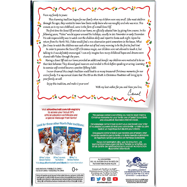 The Elf on the Shelf: A Christmas Tradition (Blue-Eyed Boy Scout Elf)