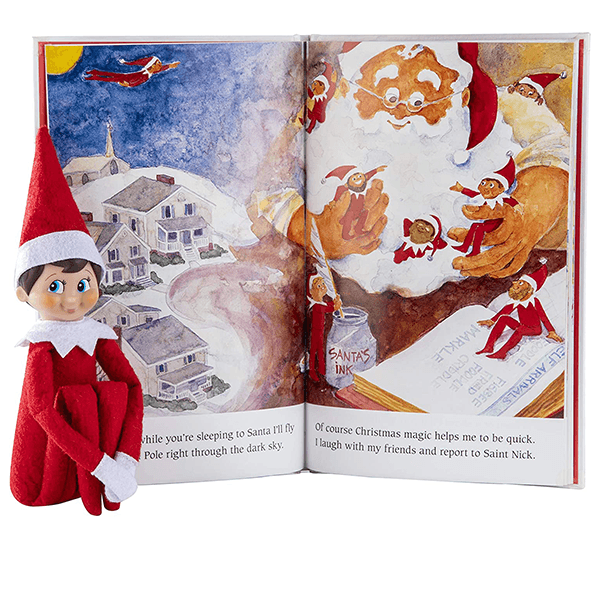 The Elf on the Shelf: A Christmas Tradition (Blue-Eyed Boy Scout Elf)