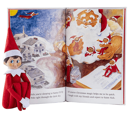 The Elf on the Shelf: A Christmas Tradition (Blue-Eyed Boy Scout Elf)