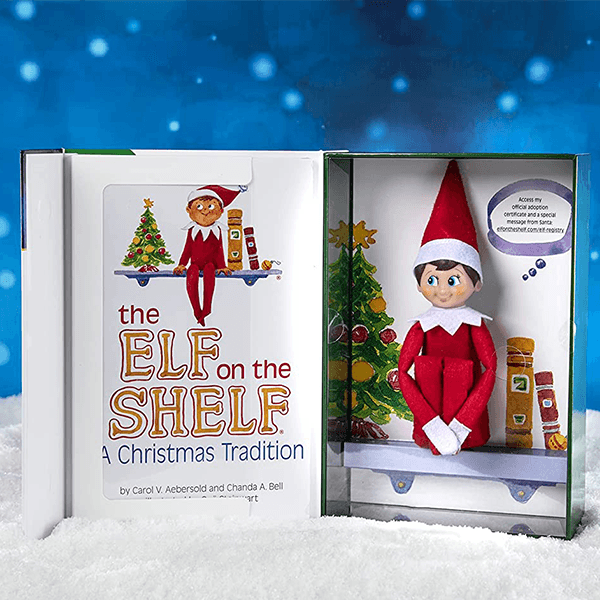 The Elf on the Shelf: A Christmas Tradition (Blue-Eyed Boy Scout Elf)