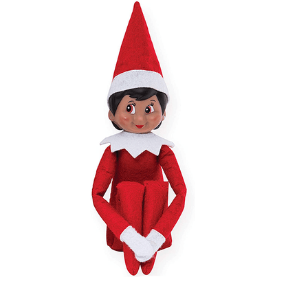 The Elf on the Shelf: A Christmas Tradition (Brown-Eyed Girl Scout Elf)