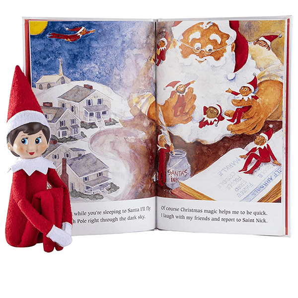 Elf on the Shelf: A Christmas Tradition (Blue-Eyed Girl Scout Elf)