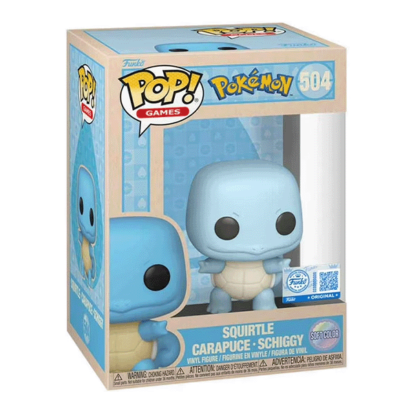 Funko Pop! Pokemon Squirtle Soft Color Vinyl Figure