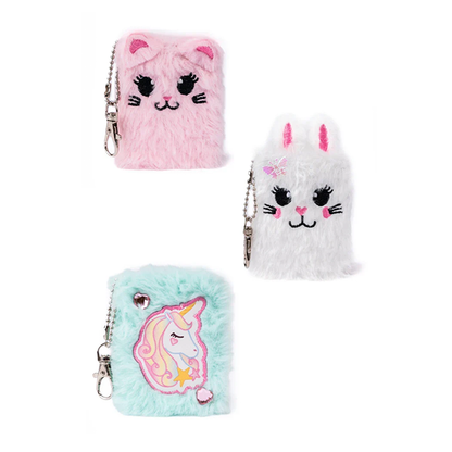 Great Pretenders Mini Furry Friends Keychain Journal
