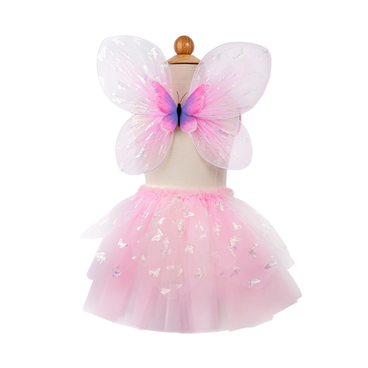 Great Pretenders Flutter Butterfly Skirt & Wings Pink